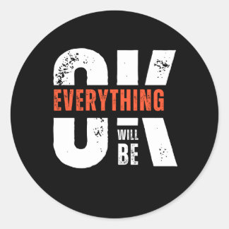 Klassiska runda fästpunkter runt klistermärke