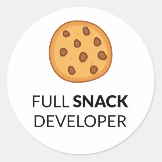 Klassiska runda fästpunkter runt klistermärke