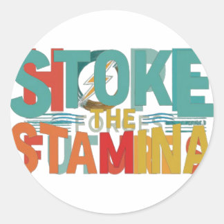 Klassiska runda fästpunkter runt klistermärke