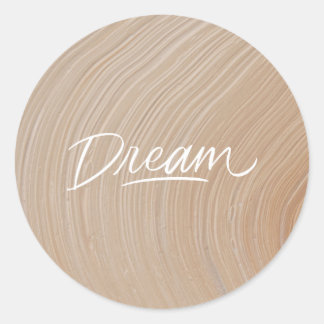 Klassiska runda fästpunkter runt klistermärke