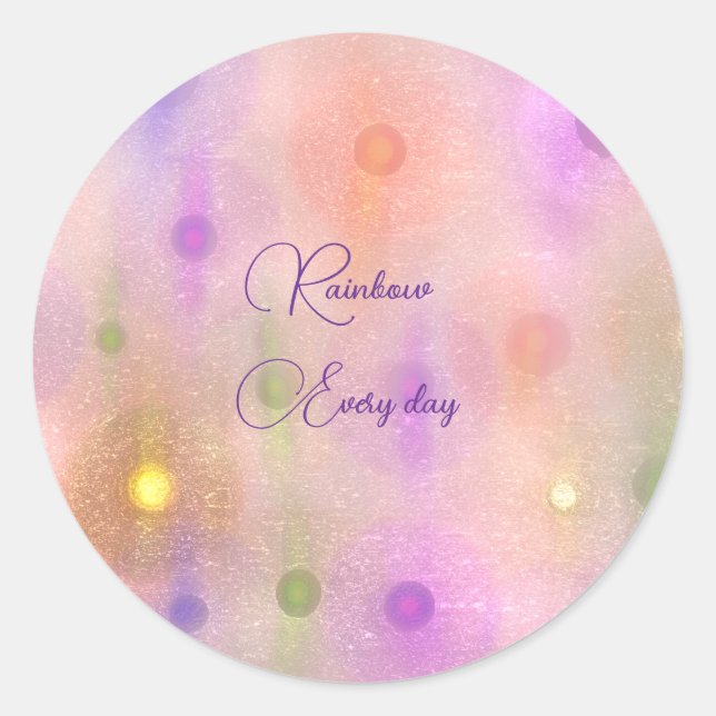 Klassiska, runda klistermärken (Framsida)