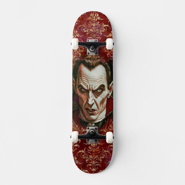 Klassiska skräckvampyrer: Nocvändus Mini Skateboard Bräda 18,5 Cm (Framsida)