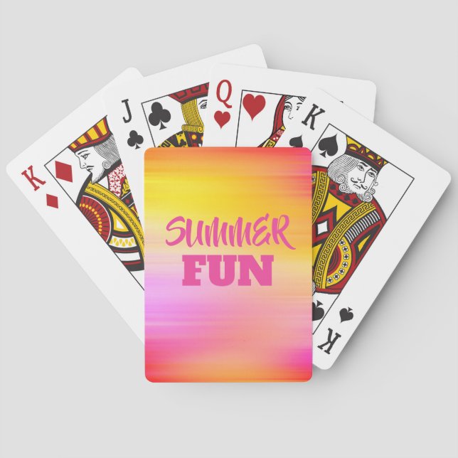 Klassiska sommarkort för Roligt Casinokort (Baksidan)