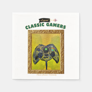 Klassiska spelare, fågeldagskorgsservetter pappersservett