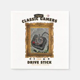 Klassiska spelare Födelsedagsfest Groovy Vision Na Pappersservett