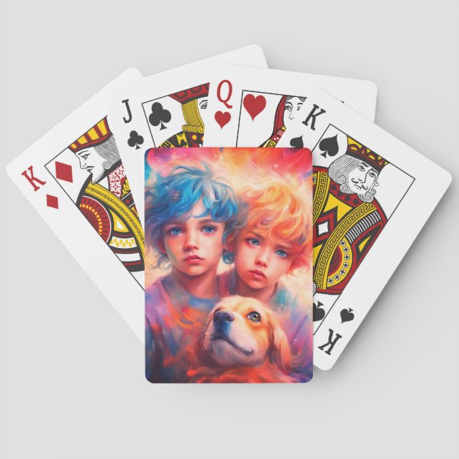 Klassiska spelkort (Baksidan)