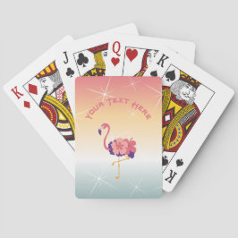 Klassiska spelkort Flamingo Sunset Party Game