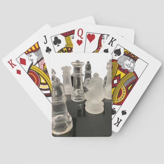 Klassiska spelkort schack. (Baksidan)