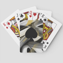 Klassiska spelkort Trend Abstrakt Art Black