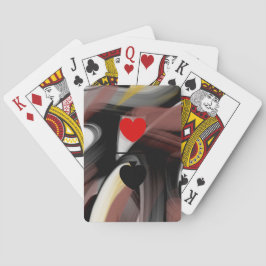 Klassiska spelkort Trend Abstrakt Svart pulverakti