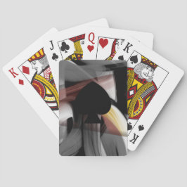 Klassiska spelkort Trendig abstrakt konst Svart