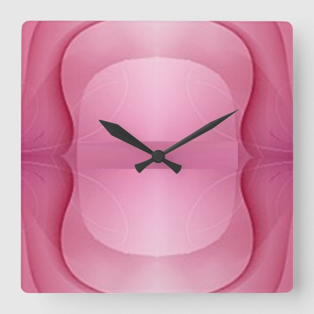 Klassiska stilar Färger Fyrkantig Klocka (Framsida)