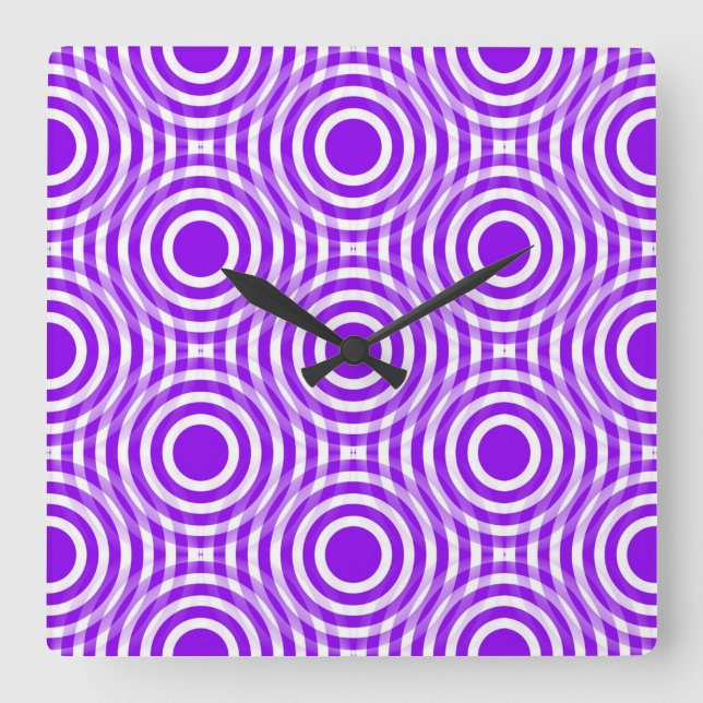 Klassiska stilar Rullning Fyrkantig Klocka (Framsida)