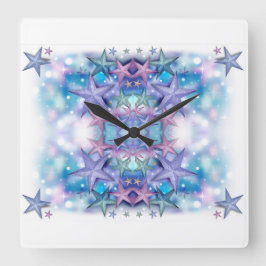 Klassiska Stilar Stars Fyrkantig Klocka