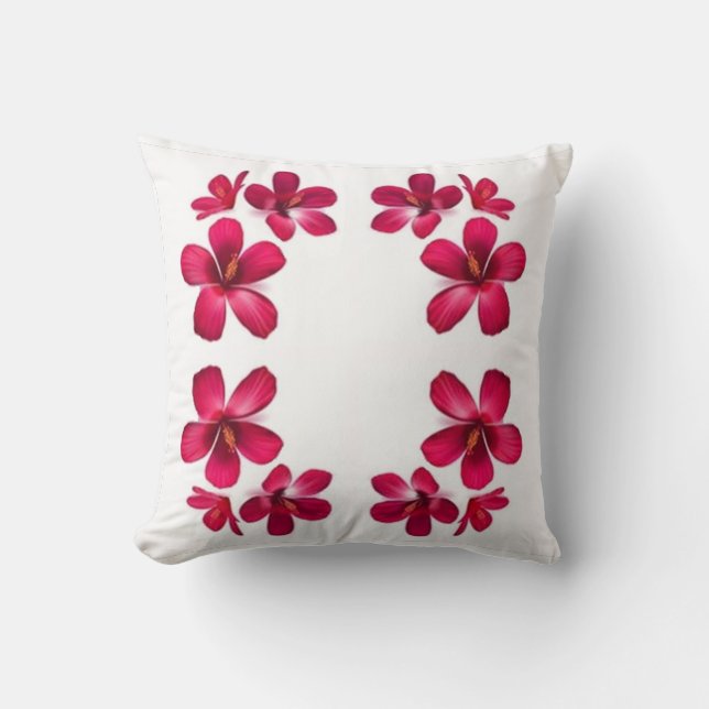Klassiska stilkuddar Blommig kastkudde Kudde (Framsida)