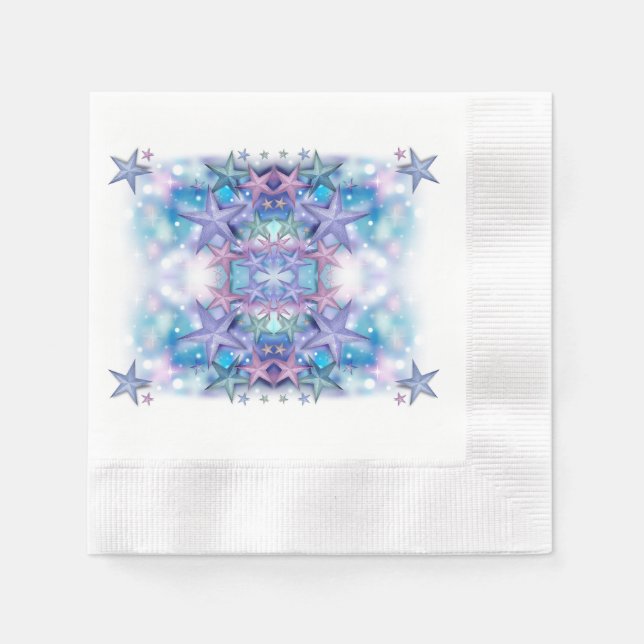 Klassiska stjärnstilar  pappersservett (Framsidan)