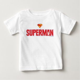 Klassiska Superman Fet Logo T Shirt