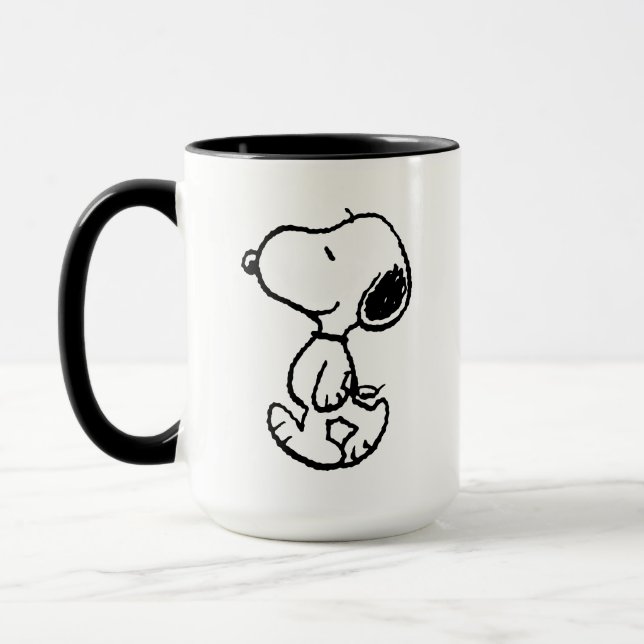 Klassiska Tecknader för soopy Mugg (Vänster)