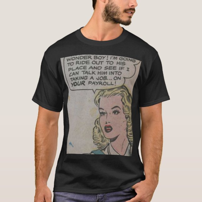 Klassiska Tecknader på 50s T Shirt (Framsida)