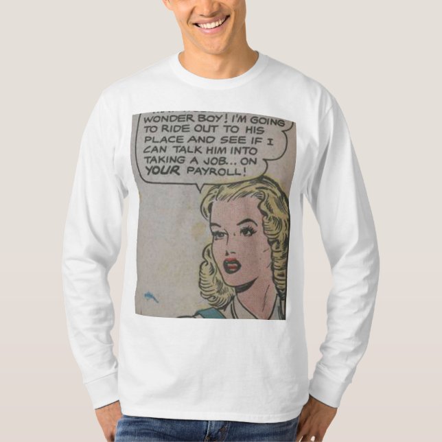 Klassiska Tecknader på 50s T Shirt (Framsida)