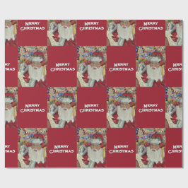 Klassiska Tomte - Kontrollerar Listan Holiday Burg Presentpapper