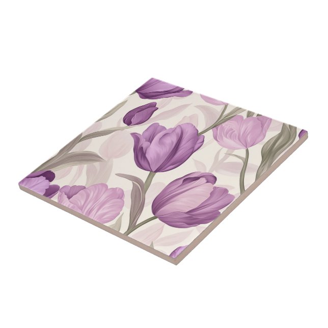 Klassiska tulip-keramiska plattor för badplatshåll kakelplatta (Sidan)