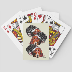 Klassiska uppspelningskort: Basset Hound Casinokort