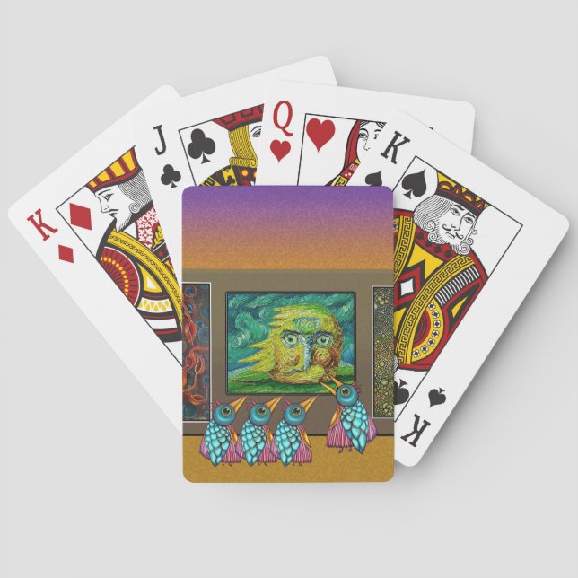 Klassiska uppspelningskort casinokort (Baksidan)