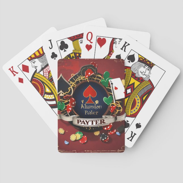 Klassiska uppspelningskort casinokort (Baksidan)