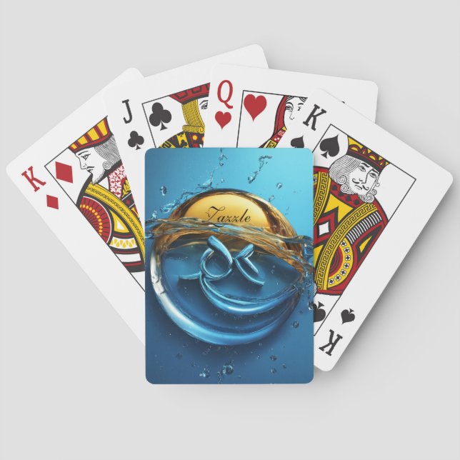 Klassiska uppspelningskort casinokort (Baksidan)