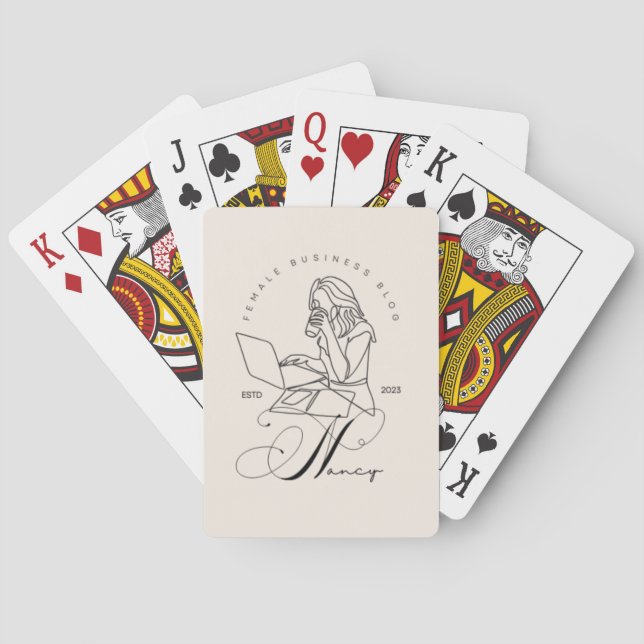 Klassiska uppspelningskort casinokort (Baksidan)