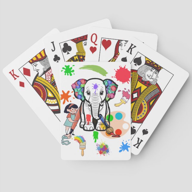 Klassiska uppspelningskort casinokort (Baksidan)