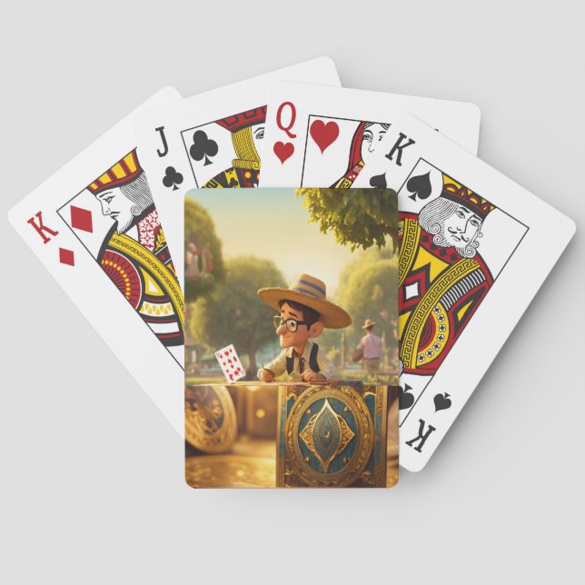 Klassiska uppspelningskort casinokort (Baksidan)