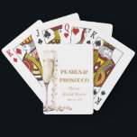 Klassiska uppspelningskort för guld och Prosecco Casinokort<br><div class="desc">Vi presenterar våra Guld Pearls and Prosecco Classic Speling Cards, en lyxig twist på ett tidlöst pass. Varje kort är försedd med elegant guld-design och delikat pärlor, vilket ger en känsla av opulens och sofistikering. Med en gnutta bedragarbilder tillför dessa kort ett tips om firande till varje spel. Oavsett om...</div>