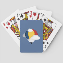 Klassiska uppspelningskort för luftballong och pen casinokort