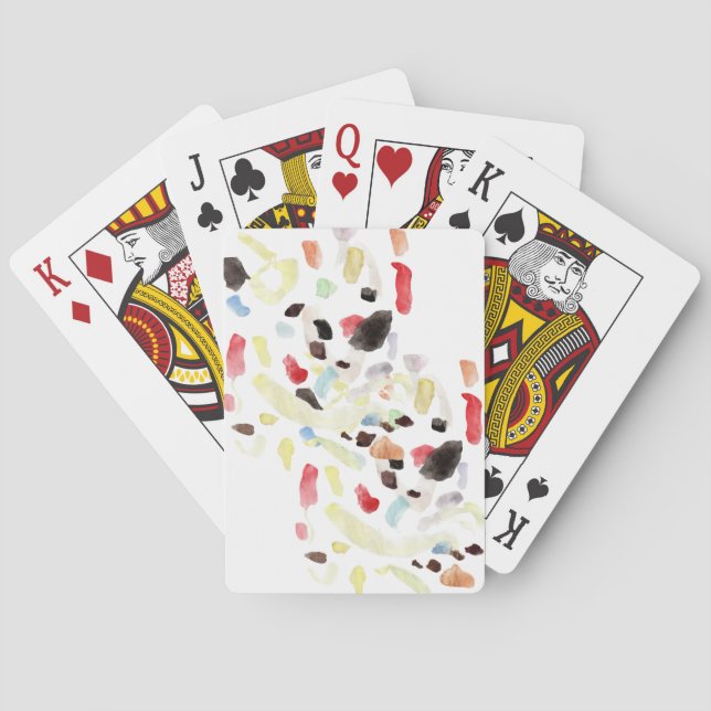 Klassiska uppspelningskort för modern färgstark Ab Casinokort (Baksidan)