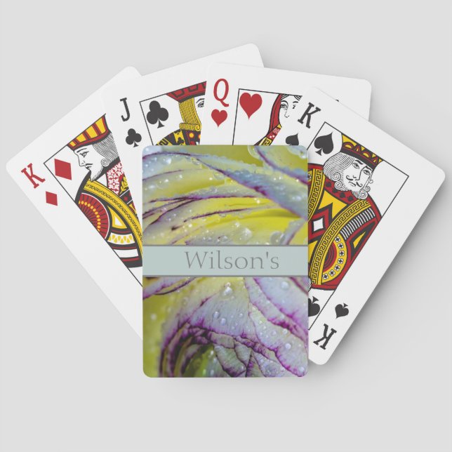 Klassiska uppspelningskort för ro och regn casinokort (Baksidan)