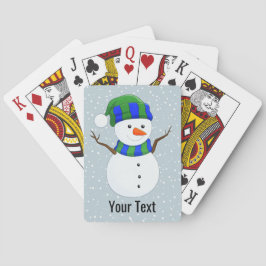 Klassiska uppspelningskort i Cute Snögubbe Casinokort