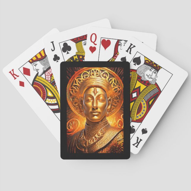 Klassiska uppspelningskort i Kung Casinokort (Baksidan)