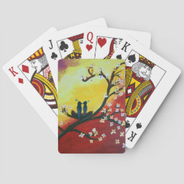 Klassiska uppspelningskort i love birds casinokort
