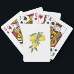 Klassiska uppspelningskort - Lemon-bakgrund Casinokort<br><div class="desc">När livet ge du citroner, spela kort!</div>