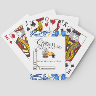 Klassiska uppspelningskort med portugisiska platto casinokort
