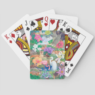 Klassiska uppspelningskort med tropisk design casinokort