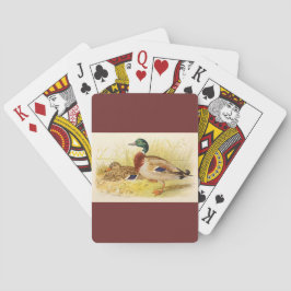 Klassiska uppspelningskort på Mallard Ankor Casinokort