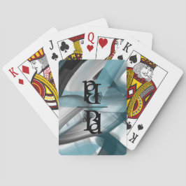Klassiska uppspelningskort Trend Abstrakt Blue Oce Casinokort