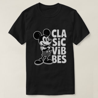 Klassiska Vibrationer Retro Tecknad Mus T-Shirt De