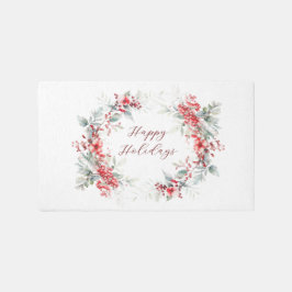 Klassiska vinterberries i Helgdag inomhus Matta