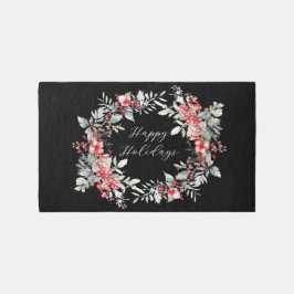 Klassiska vinterberries i Helgdag inomhus Matta