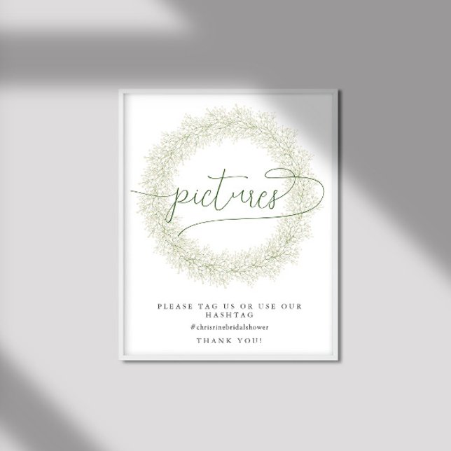 Klassiska vita blommor Bröllopsdusch bilder Poster (Skapare uppladdad)