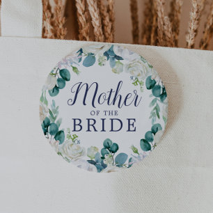 Klassiska vita blommor Budens mamma Knapp